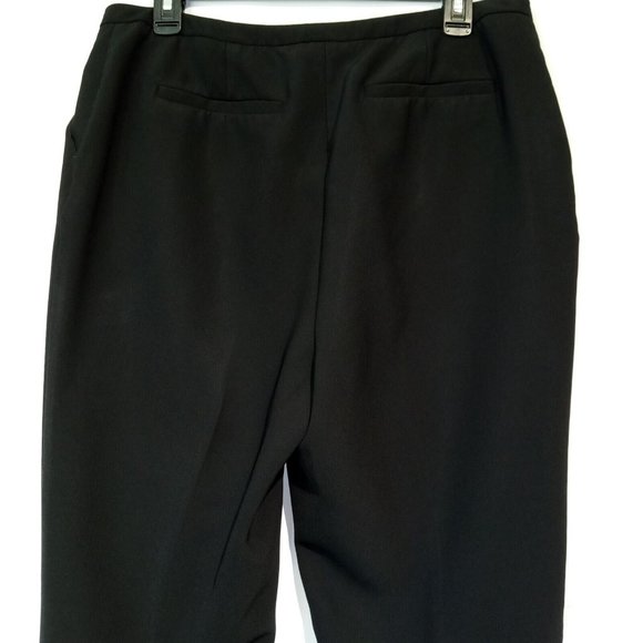 CHICOS Black Trousers/Pants sz 1.5 (10)  Ankle  Straight Leg  VGC - Picture 10 of 11